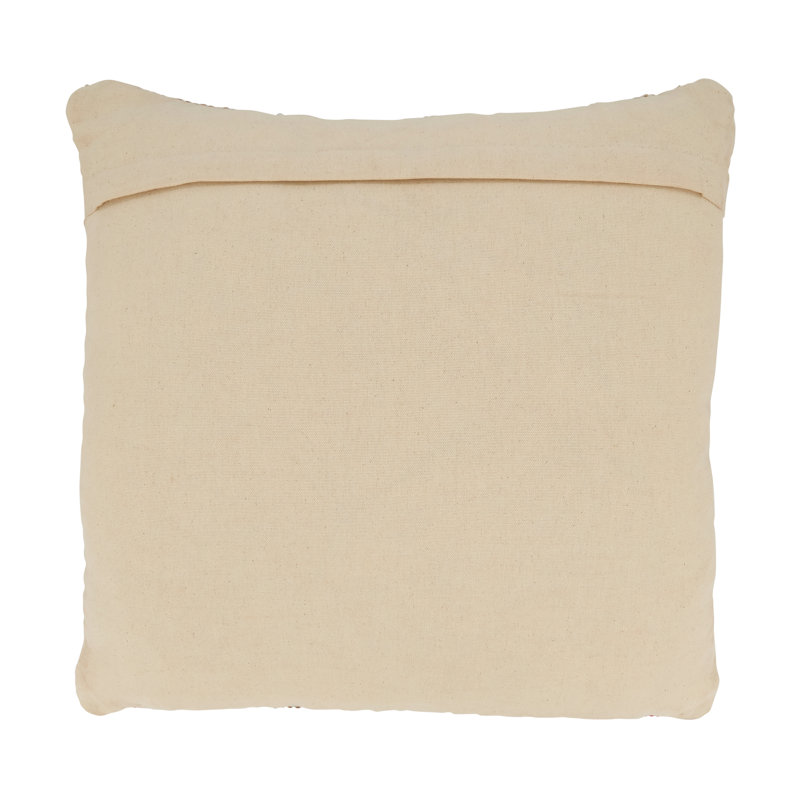 Bohemian Multicolor Cotton Chindi Throw Pillow Cover 20"