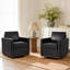 Fauteuil rembourré pivotant-1414379552