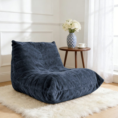 Bean Bag Floor Sofa Giant Bean Bag Chair for Adults,Comfortable Chenille Lazy Sofa for Living Room Bedroom Office,Compressed Packing