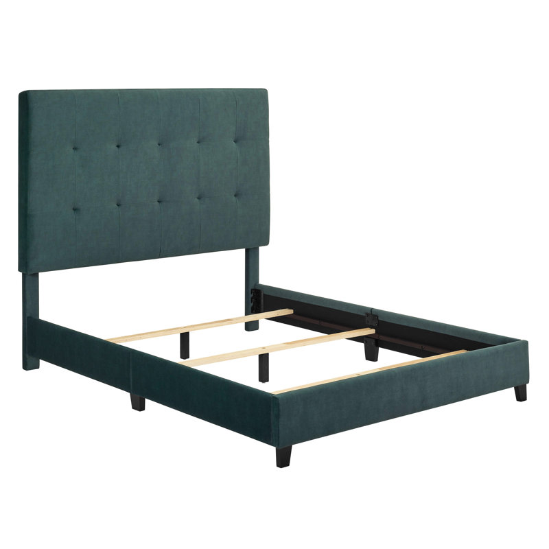 Grand lit plateforme tapissier Modern