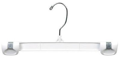 Cintre en plastique avec crochet pivotant pour jupe / pantalons