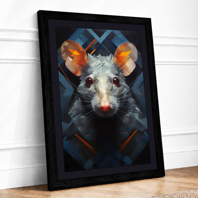 Geometric Rat Modern - Print
