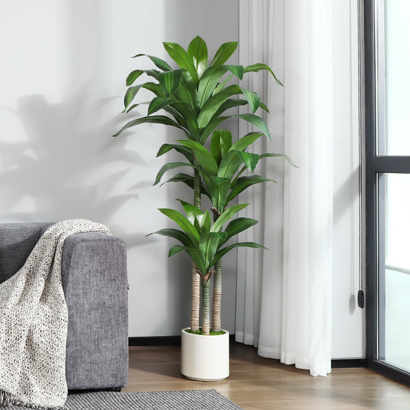Ruxin Faux Tree, 150cm H x 24cm W x 24cm D
