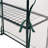 Gulianna 4.5' x 2' x 6.5' Outdoor Portable Walk-In Greenhouse with 4 Shelves with a Clear Cover