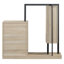 Armoire avec 4 tiroirs et 3 tablettes-1413433266
