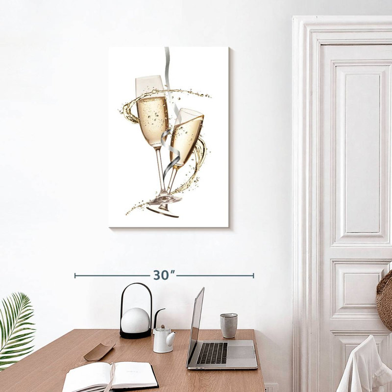 Yarlin Celebratory Champagne, 30" H x 20" W