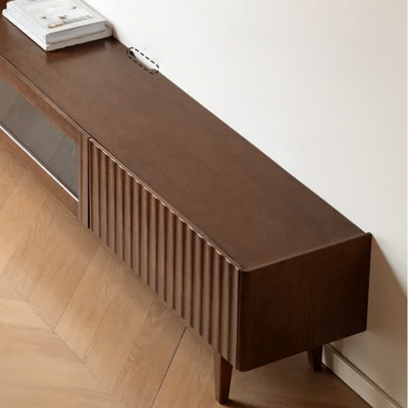 Retro Solid Wood TV Cabinet