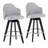 Tenessa Swivel Upholstered Counter Stool