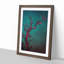 The Midnight Tree in Abstract - Picture Frame Painting Print-55611791-55611790
