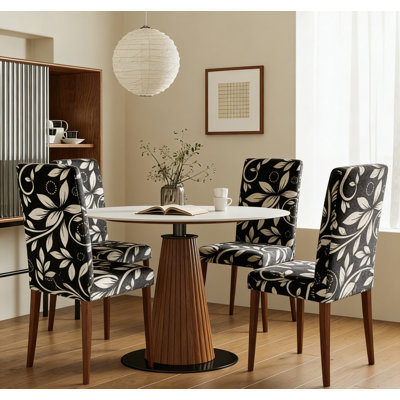 Chair Covers, Dining Chair Slipcovers, Stretch Seat Protector, Set Of 6