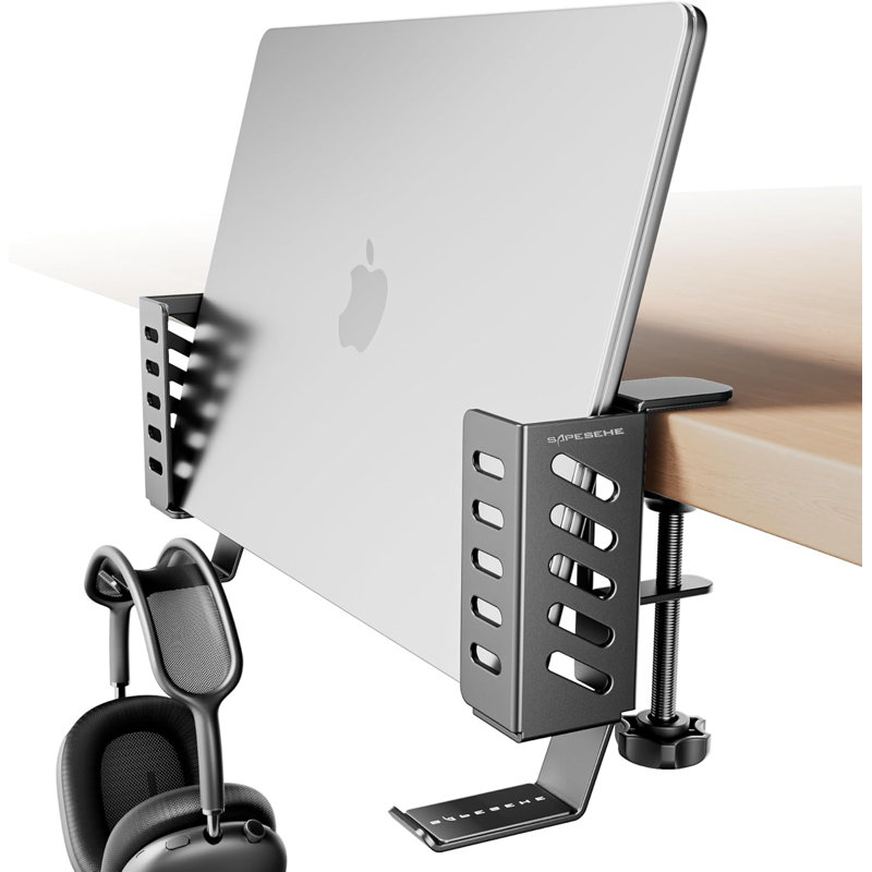 Support pour ordinateur portable vertical, support pour bureau d'ordinateur portable