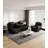 Breathable Power Reclining Sofa With Drop Down Table