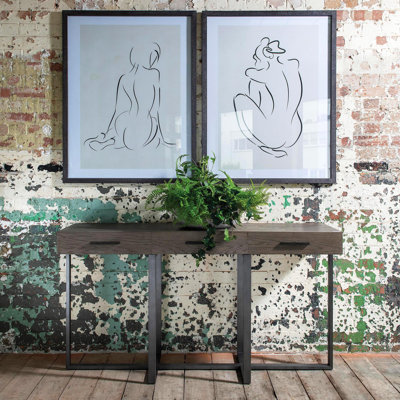 Female - 2 Piece Single Picture Frame Print on Glass