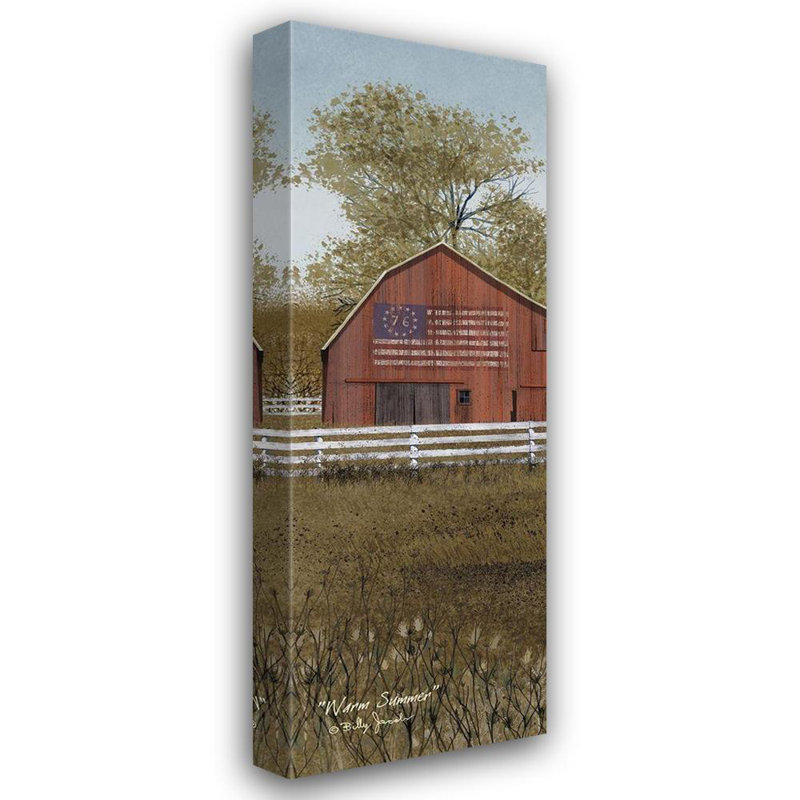 Art sur toile tendue par August Grove® Jacobs, Billy Gallery: Warm Summer, H 24 po x l 11 po