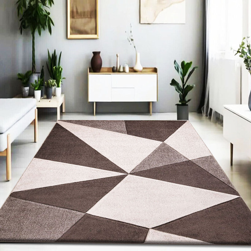 Aubrie Geometric Area Rug, Rectangle 120 x 170cm
