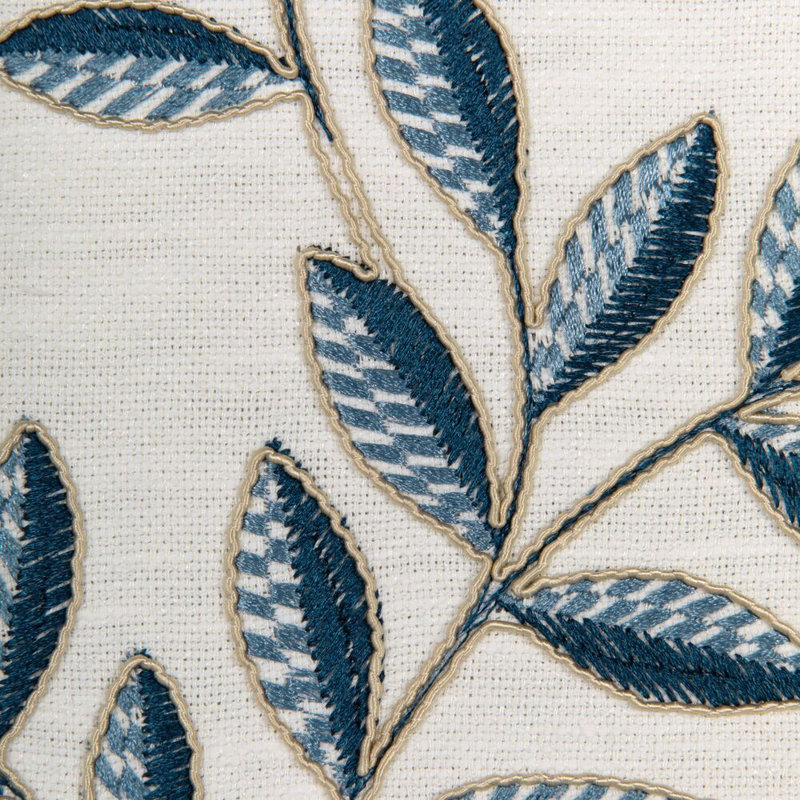 Kravet Basics - 37145-3, White/Blue/Indigo