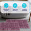 Sandcliff Checkered Cotton Non-Skid Machine Washable 2 Piece Bathroom Rug Set-1182882581