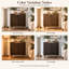 Armoire de rangement à 2 portes avec poignées en bois Asante Vintage