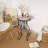 Micheal Ceramic Top Side Table