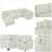 Domoni Upholstered L-Shaped Sectional Symmetrical-867543624