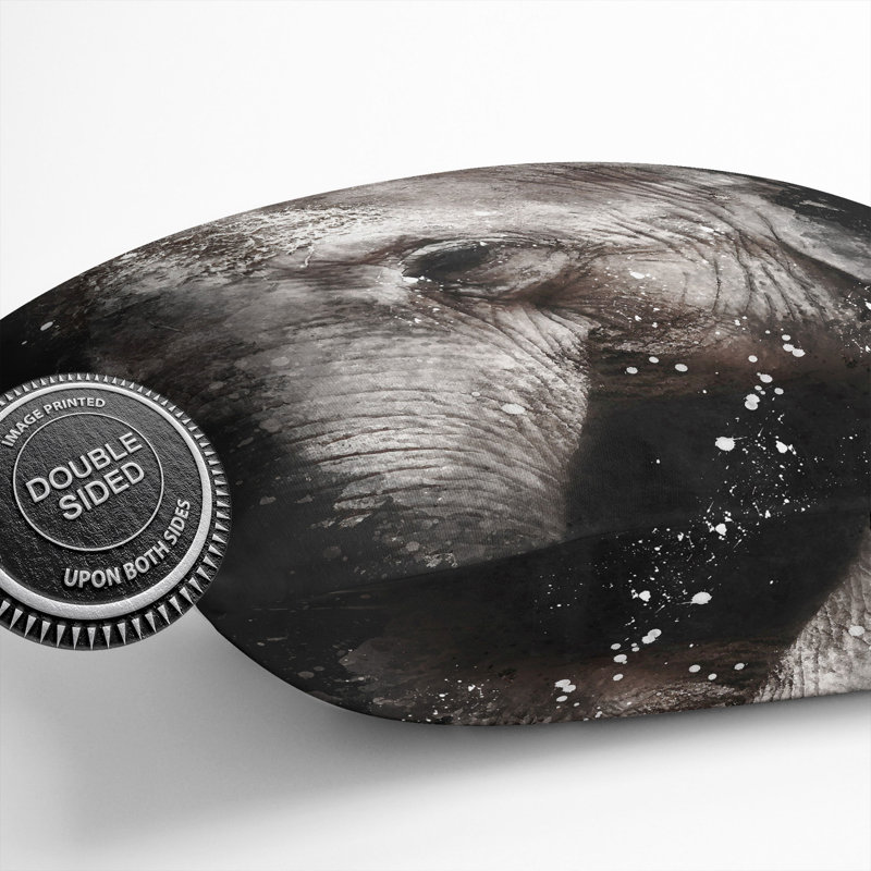 Elephant Vol.3 Paint Splash Scatter Cushion, 55cm H x 55cm W x 20cm D