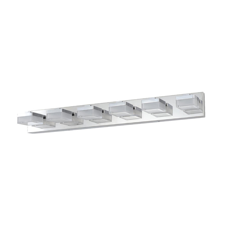 Luminaire de meuble-lavabo moderne et simple, Chrome