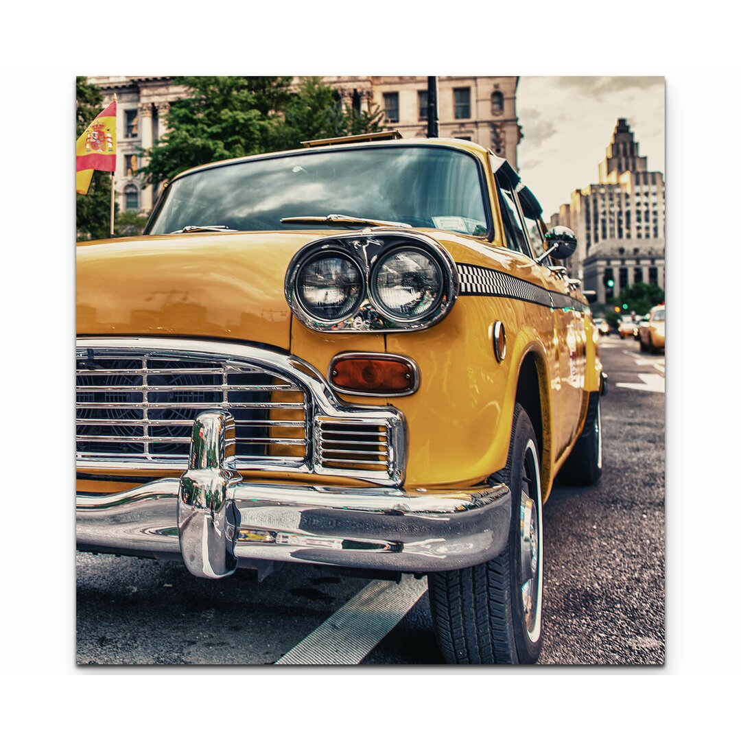 Leinwandbild Classic Yellow Cab