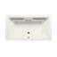 Baignoire tourbillon encastrée en acrylique 66 po. X 32 po. Westport-60882446