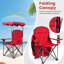Fauteuil de plage portatif pliant avec porte-gobelets