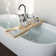 Gardner Bathtub Tray - Bath Caddy with Book, Phone, or Tablet Rest, Cup Holder, + Extended Sides