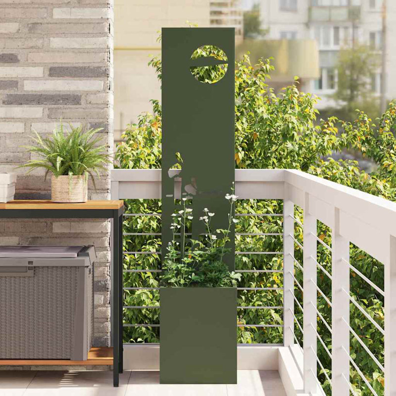 Planter Box, Olive Green, 140cm H x 32cm W x 32cm D