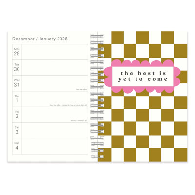 Portico Designs 2026 Caroline Gardner Lots of Love A5 Wiro Diary