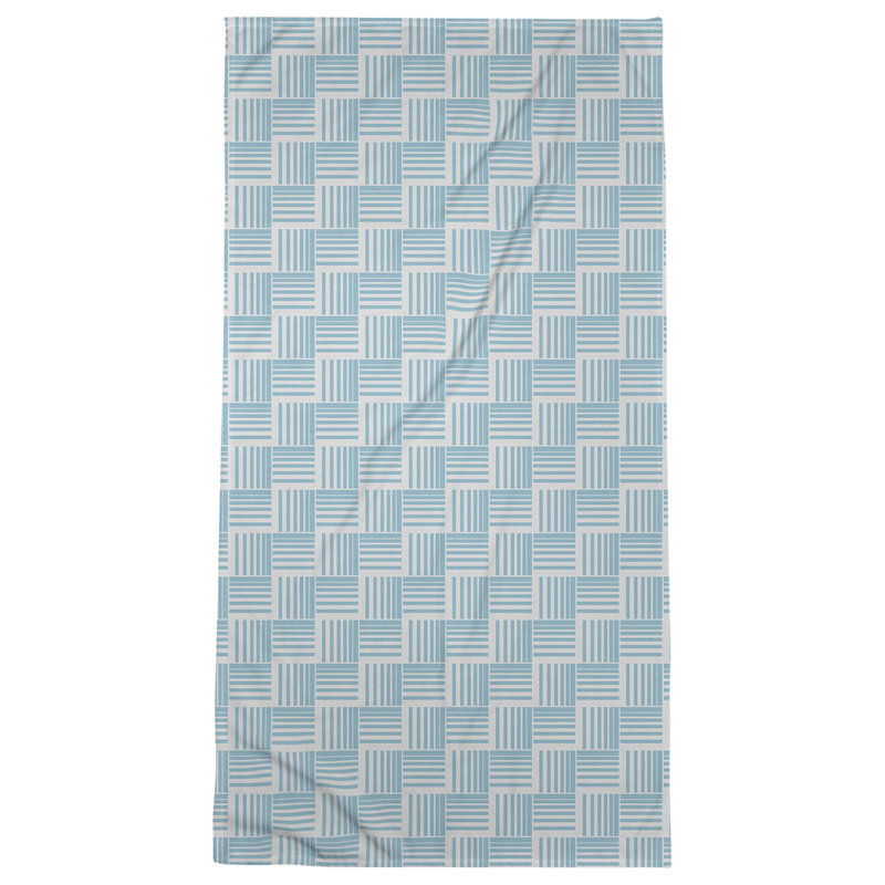 Jaya Bath Towel, Sky/Gray