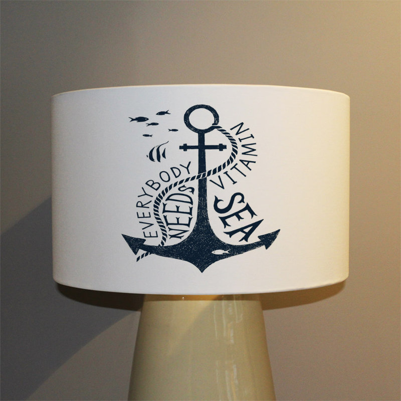 Drum Cotton Lamp Shade ( Uno ), 25cm H x 40cm W x 40cm D