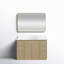 Ensemble de meuble-lavabo simple autoportant 48 po avec plateau en quartz Calacatta Rally-1982029965