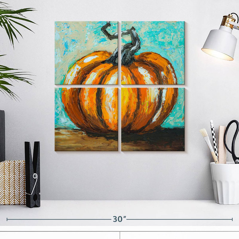 Yarlin Orange Pumpkin, 18" H x 18" W
