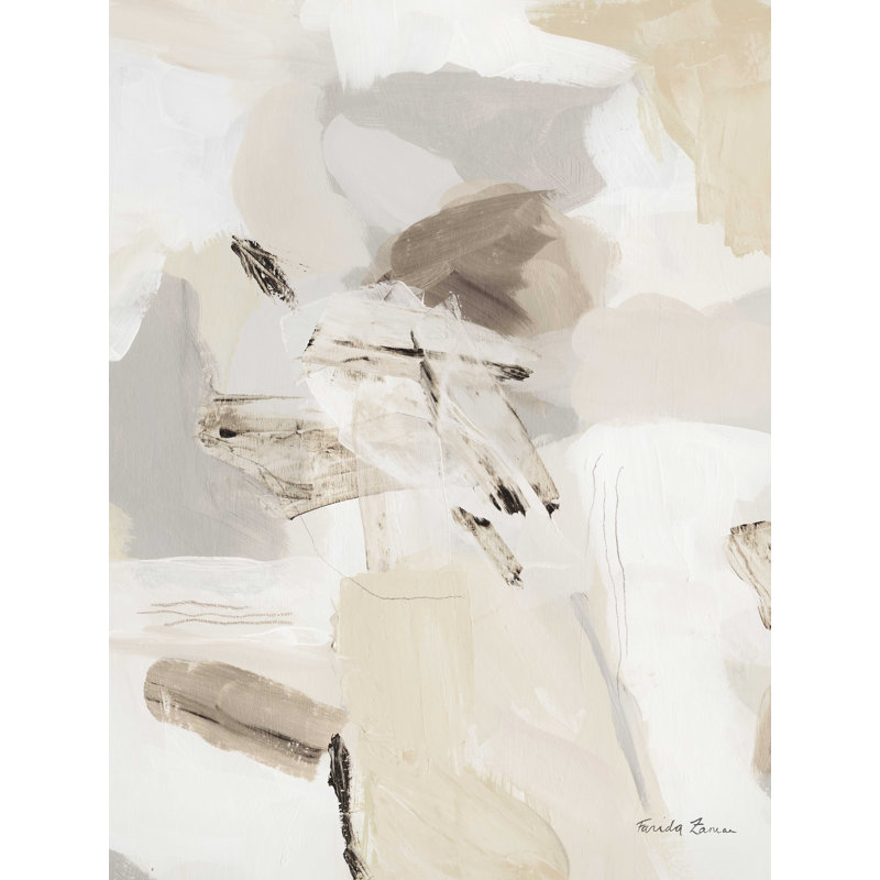 Mute I - peinture sur toile tendue, H 48 po x l 36 po