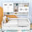Wooden Daybed With Trundle, Cabinet and Shelf-576730203-576730200