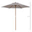 Lakewood Garden Parasol Pulley Operated Patio Umbrella-984203871