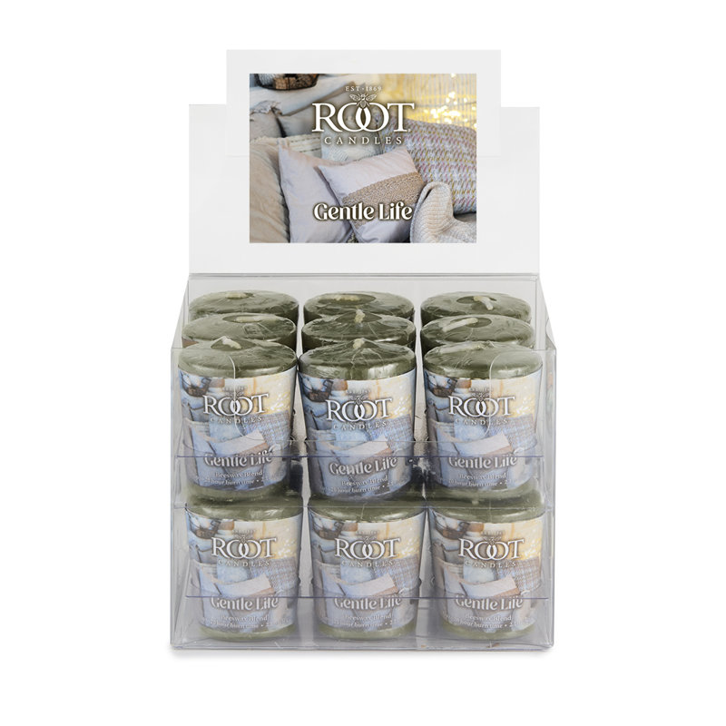 Ensemble de 18 bougies votives Serenity