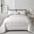 White Striped/Geometric