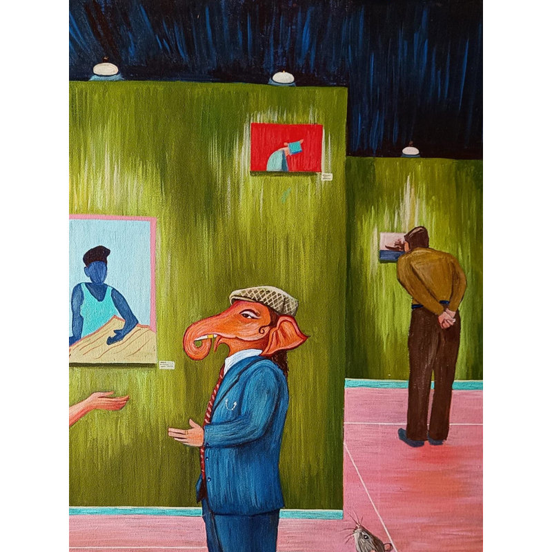 Exposition de la vie | Acrylique sur toile | Par Nishtha Jain