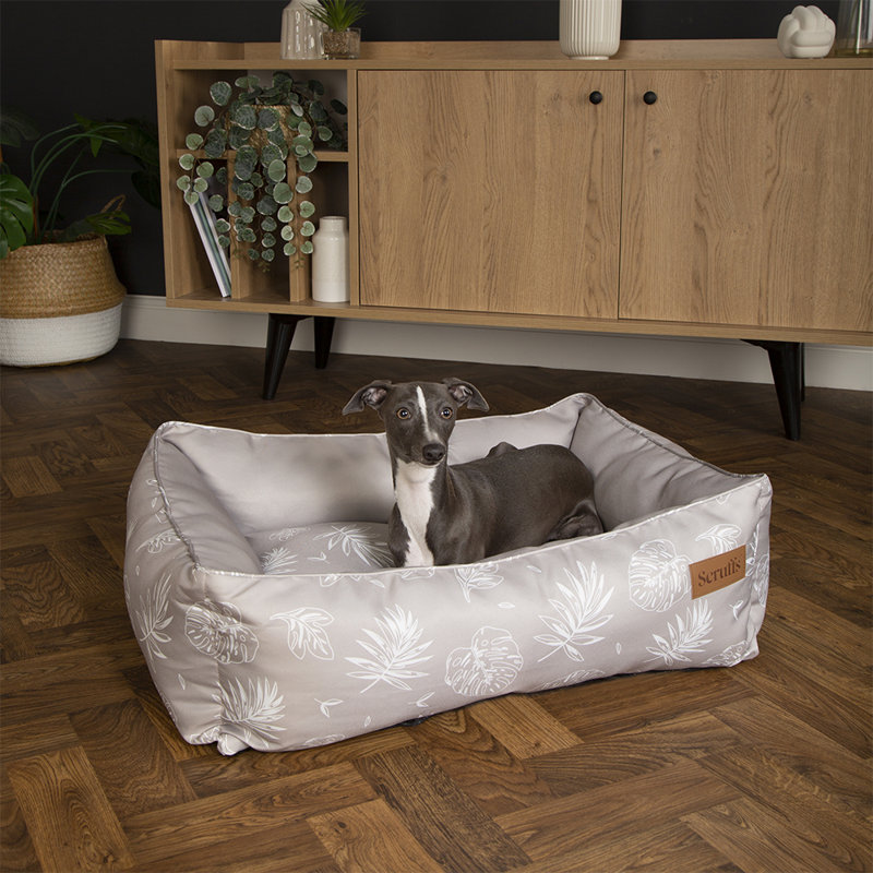 Floral Polyester Pet Bed