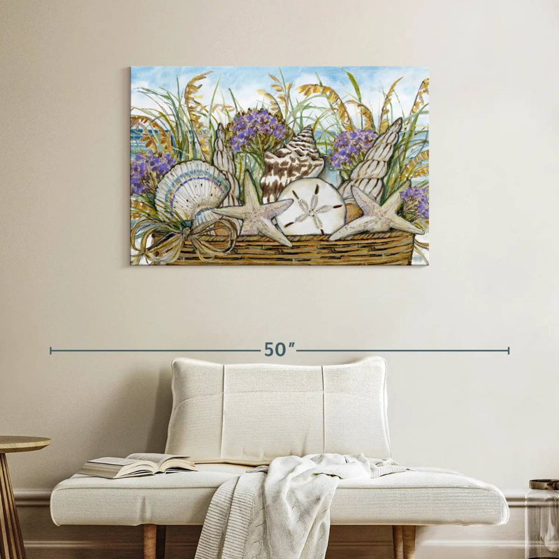 Aletra Shell Basket, 26" H x 39" W