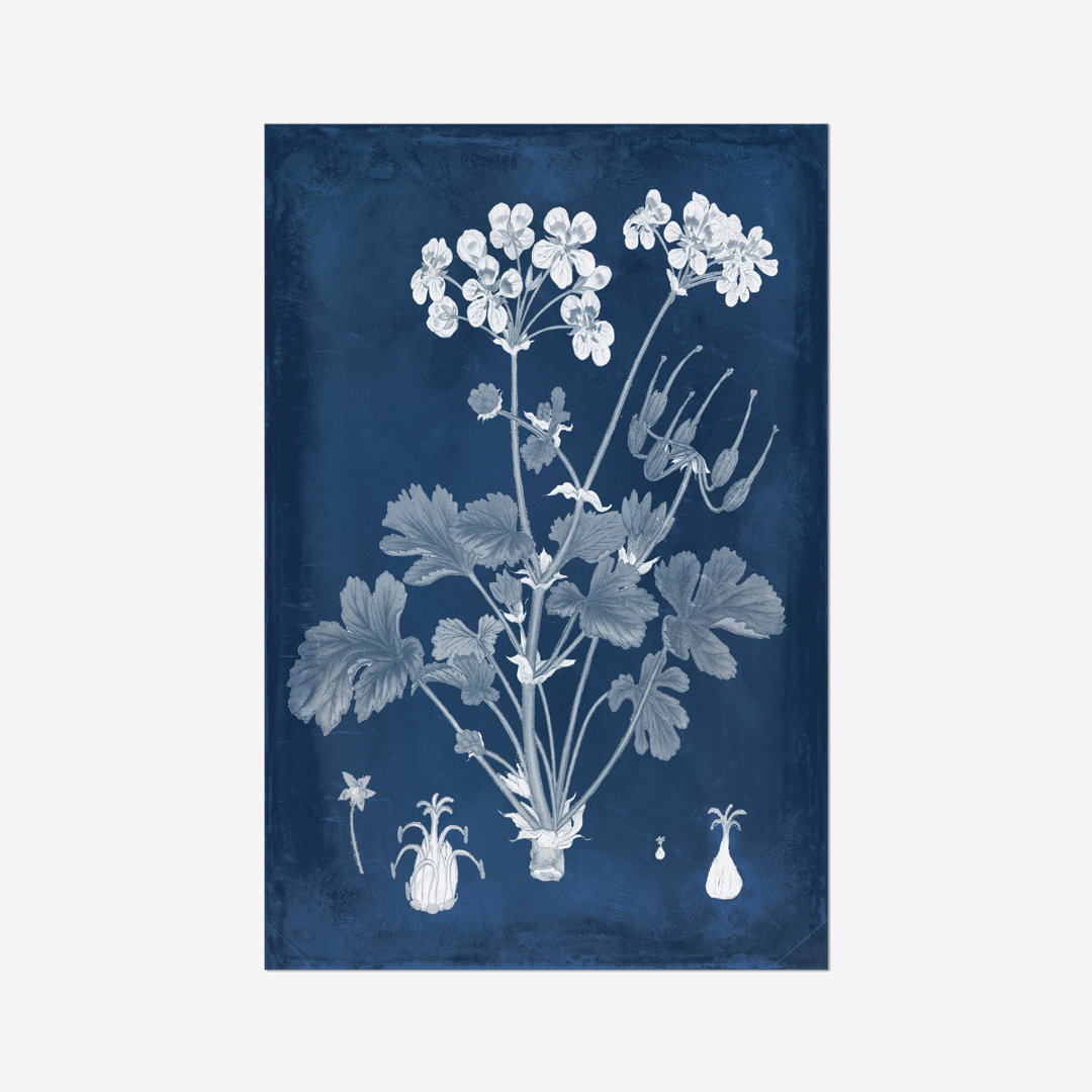 Wandbild Botanical in Indigo III von Vision Studio