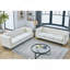 Velvet Sofa For Living Room,Buttons Tufted Square Arm Couch-156252292