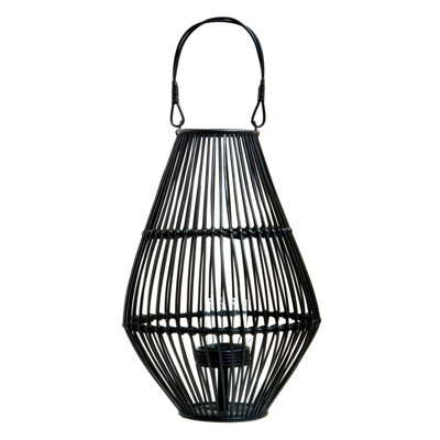Bourbeau Wicker Tabletop Lantern