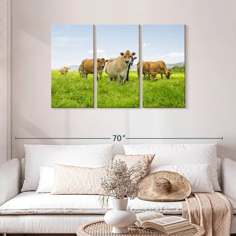 Brampt Farm Cattle, 28" H x 45" W