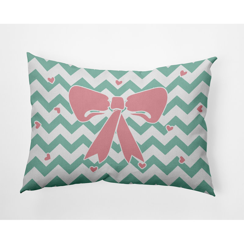 Geometric Polyester Throw Pillow, 14" H x 20" W, Rectangle