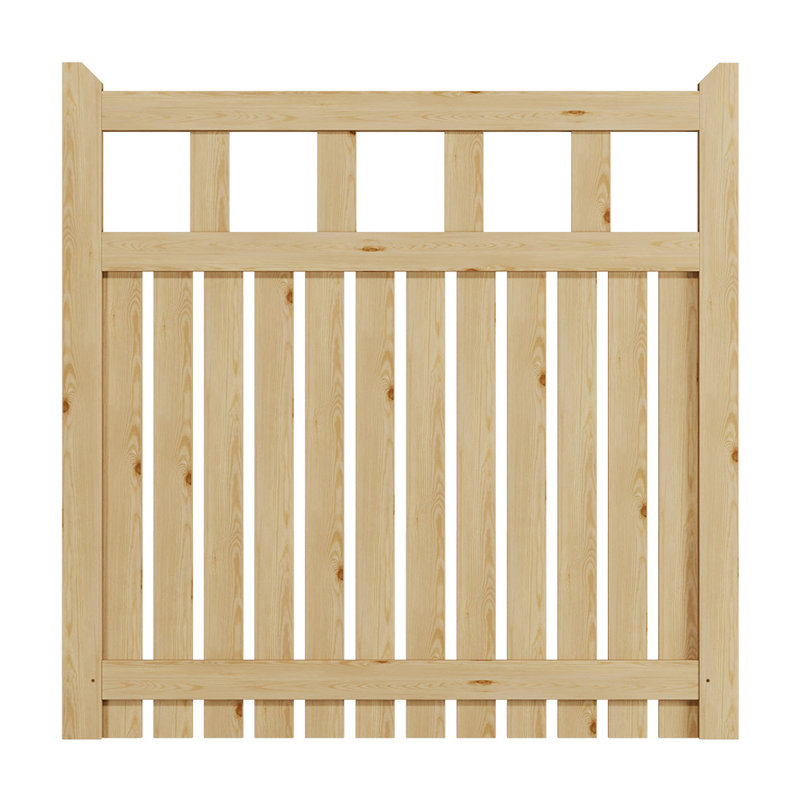 Bargman Wood Gate, 10 ft. H x 10 ft. W